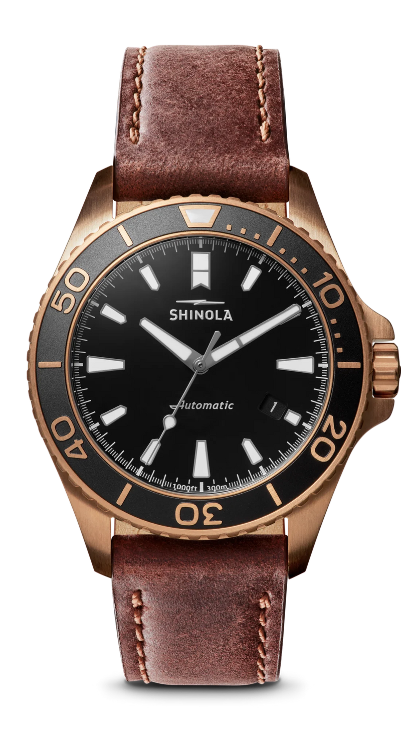 Shinola: Bronze Monster Automatic Watch