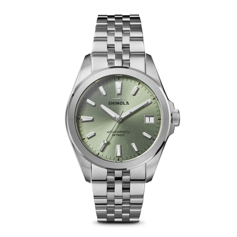 Shinola: Circadian Monster Automatic Watch, Eucalyptus Dial